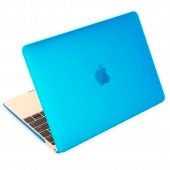 Чехол-накладка пластик глянцевый для MacBook 12" прозрачно-голубой Чехол-накладка пластик глянцевый для MacBook 12" прозрачно-голубой