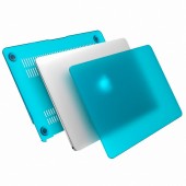 Чехол-накладка пластик матовый для MacBook 12" прозрачно-голубой Чехол-накладка пластик матовый для MacBook 12" прозрачно-голубой