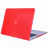 Чехол-накладка пластик матовый для MacBook Air 13" прозрачно-красный Чехол-накладка пластик матовый для MacBook Air 13" прозрачно-красный