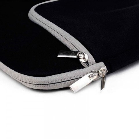 Чехол-сумка 2 кармана для ноутбука 13" черный-5