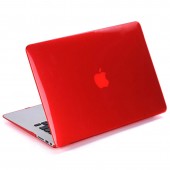Чехол-накладка пластик глянцевый для MacBook Air 13" прозрачно-красный Чехол-накладка пластик глянцевый для MacBook Air 13" прозрачно-красный