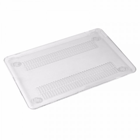 Чехол-накладка пластик глянцевый для MacBook Air 13" прозрачный-2