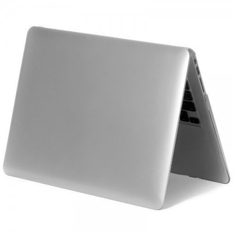 Чехол-накладка металлик пластиковый для MacBook Air 13" серебристый-1