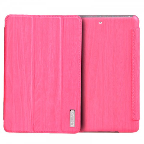 Чехол для iPad Mini Remax Wood Leather Case Розовый