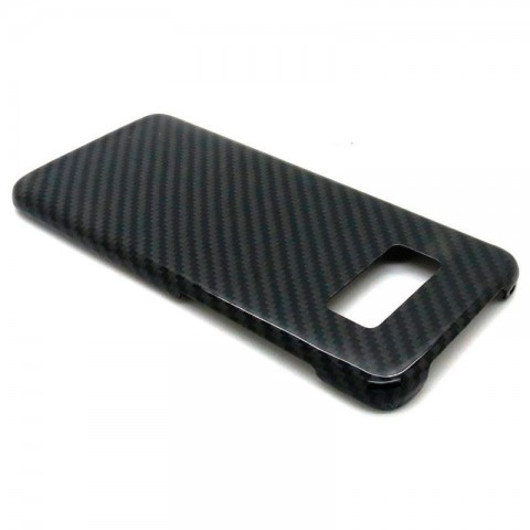 Карбоновый чехол для Samsung Galaxy S8, черный, глянцевый-4