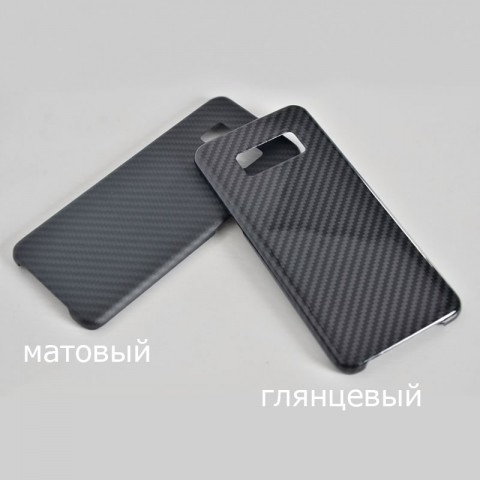 Карбоновый чехол для Samsung Galaxy S8, черный, матовый-1