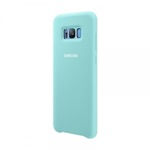 Силиконовый чехол для Samsung Galaxy S8, бирюзовый-2