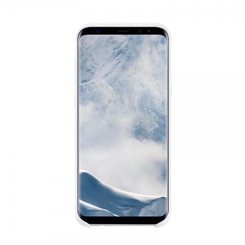 Силиконовый чехол для Samsung Galaxy S8, белый-2