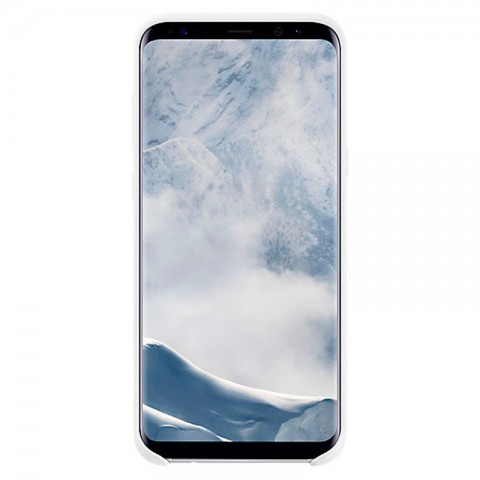 Силиконовый чехол для Samsung Galaxy S8 plus, белый-2