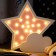 Детский ночник Yellow Star Звезда с облаком, желтая