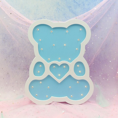 Детский ночник Blue Bear Мишка, голубой