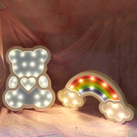 Детский ночник Blue Bear Мишка, голубой-3