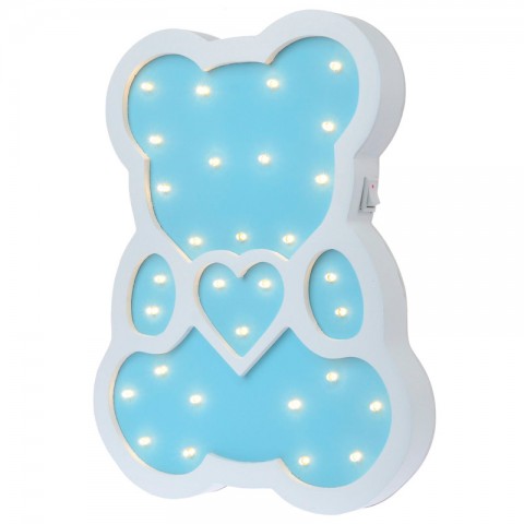 Детский ночник Blue Bear Мишка, голубой-1