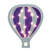 Детский ночник Purple Hot Air Balloon Воздушный шар, фиолетовый Детский ночник Purple Hot Air Balloon Воздушный шар, фиолетовый