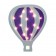 Детский ночник Purple Hot Air Balloon Воздушный шар, фиолетовый