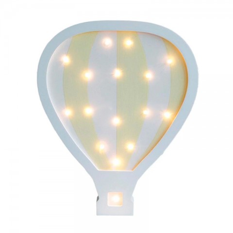 Детский ночник Yellow Hot Air Balloon Воздушный шар, желтый