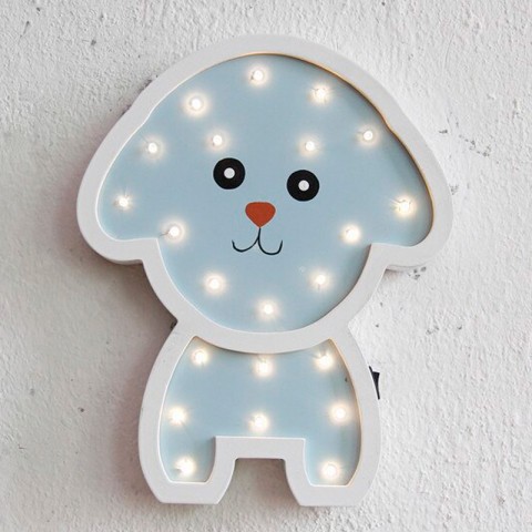 Детский ночник Blue Dog Собака, голубая