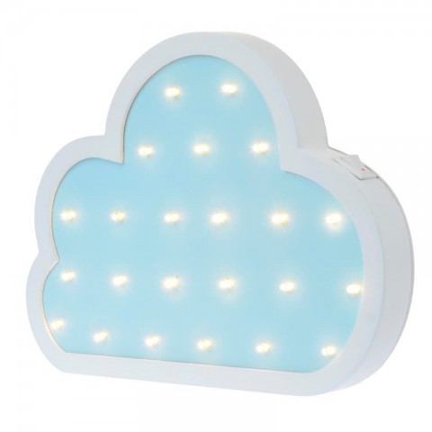 Детский ночник Blue Cloud Облако, голубое-3