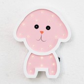 Детский ночник Pink Dog Собака, розовая Детский ночник Pink Dog Собака, розовая