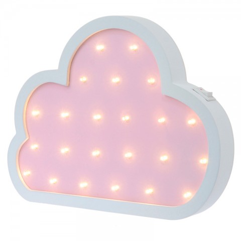 Детский ночник Pink Cloud Облако, розовое-3