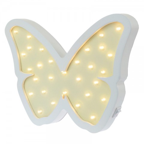 Детский ночник Yellow Butterfly Бабочка, желтая-2