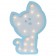 Детский ночник Blue Cat Кот, голубой
