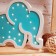 Детский ночник Blue elephant Слон, голубой