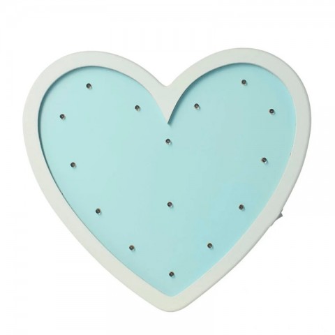 Детский ночник Blue Love Сердечко, голубое