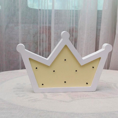 Детский ночник Yellow Crown Корона, желтая