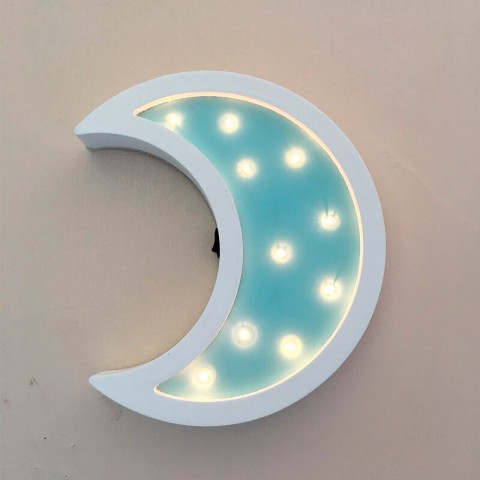 Детский ночник Green Moon Луна, зеленая-1