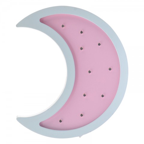 Детский ночник Pink Moon Луна, розовая