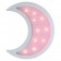 Детский ночник Pink Moon Луна, розовая
