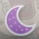 Детский ночник Purple Moon Луна, фиолетовая
