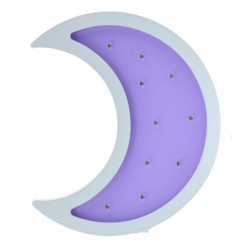 Детский ночник Purple Moon Луна, фиолетовая