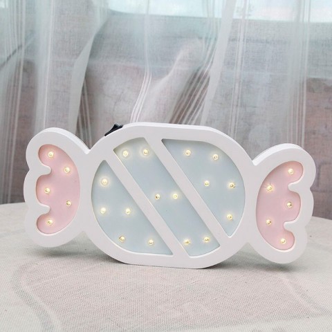 Детский ночник Blue sugar Конфета, голубая