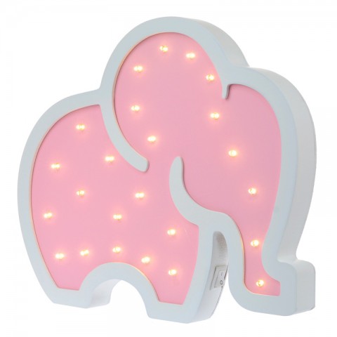 Детский ночник Pink elephant Слон, розовый-2