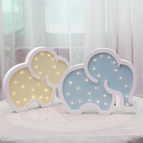 Детский ночник Yellow elephant Слон, желтый-1