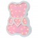 Детский ночник Pink Bear Мишка, розовый