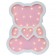 Детский ночник Pink Bear Мишка, розовый