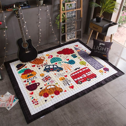 Детский коврик "Квадратики" 145*195 см., в ассортименте-1