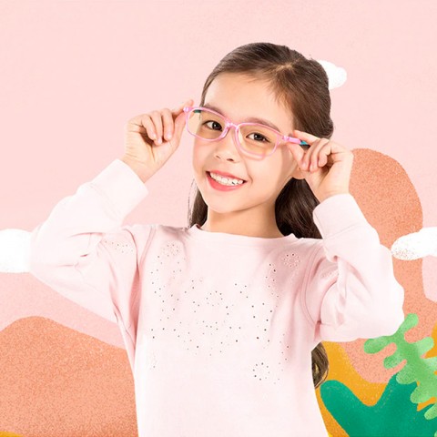 Детские компьютерные очки Xiaomi Turok Steinhardt Kids Goggles Pro, розовые-1