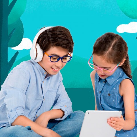 Детские компьютерные очки Xiaomi Turok Steinhardt Kids Goggles Pro, розовые-6