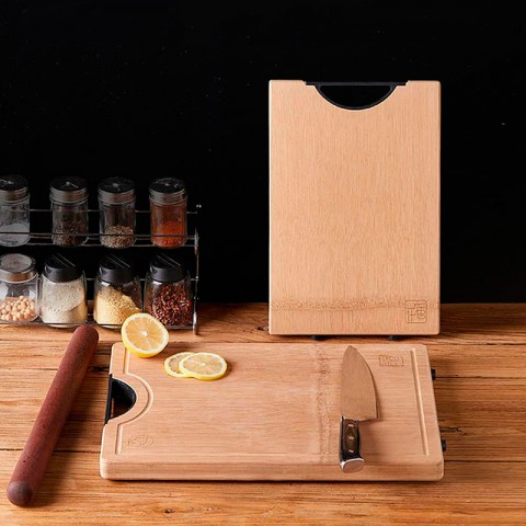 Набор разделочных досок Xiaomi Whole Bamboo Cutting Board (2 предмета)-4