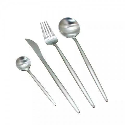 Набор столовых приборов Xiaomi Maison Maxx Stainless Steel Set, серебристый-3
