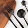 Набор столовых приборов Xiaomi Maison Maxx Stainless Steel Set, черный