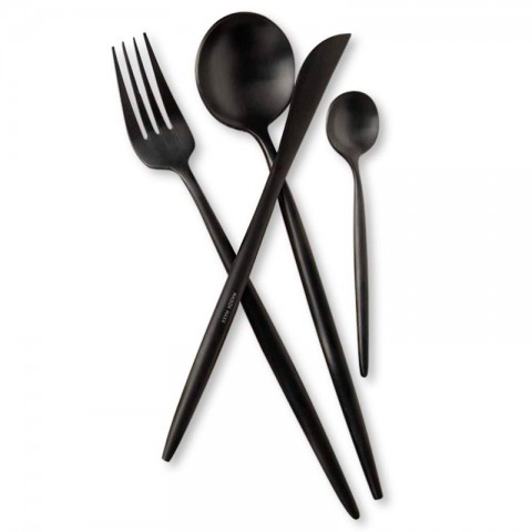 Набор столовых приборов Xiaomi Maison Maxx Stainless Steel Set, черный