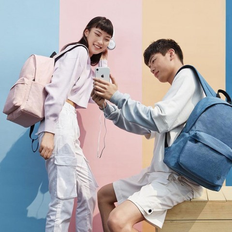 Рюкзак Xiaomi 90 Points Youth College Backpack, голубой-3