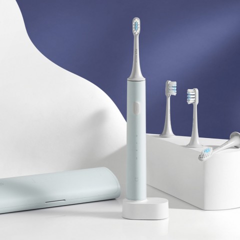 Электрическая зубная щетка Xiaomi Mijia Sonic Electric Toothbrush T500C, голубая-1