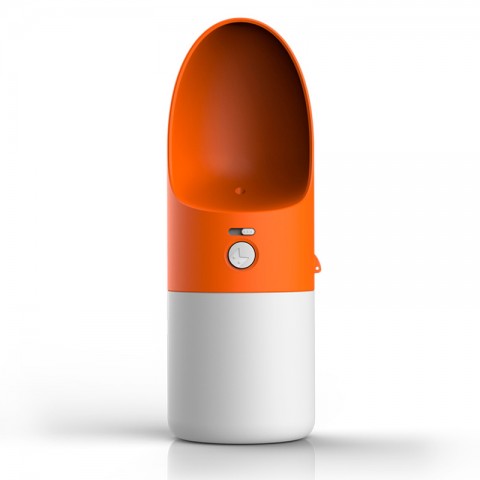 Дорожная поилка для животных Xiaomi Moestar Rocket Portable Pet Cup 310ml, оранжевая