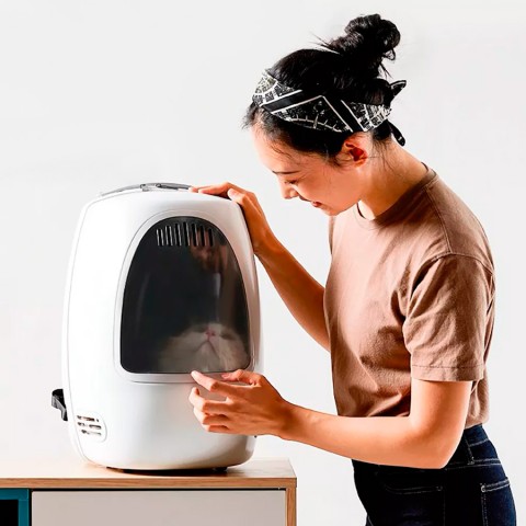 Рюкзак-переноска для кошек Xiaomi Moestar Cat Backpack 26L, белый-5